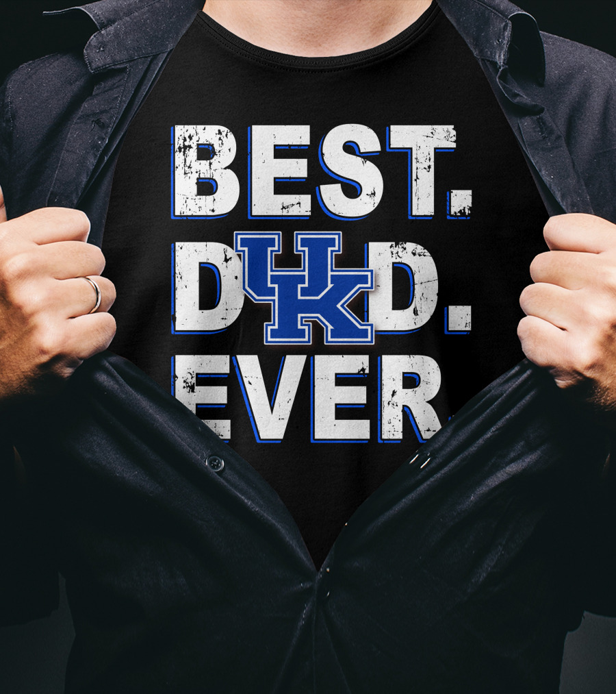 Best Dad Ever Uk Wildcats T-Shirt