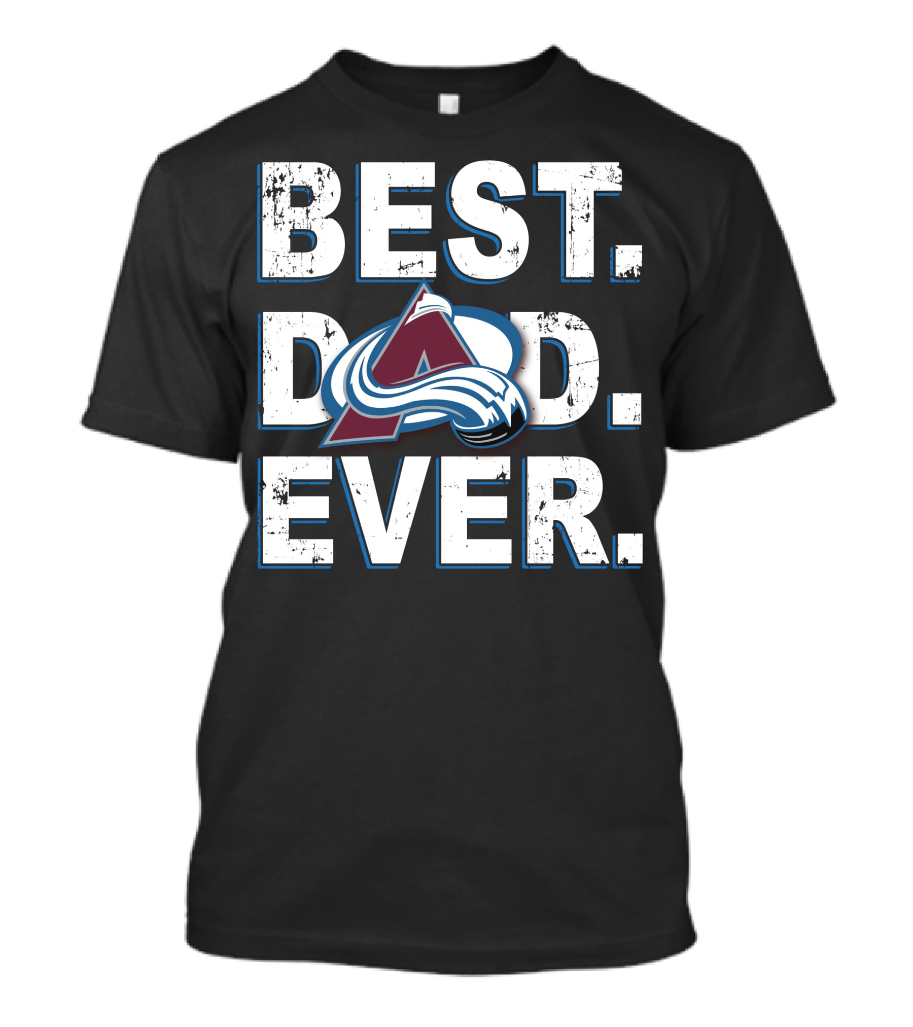Best Dad Ever Colorado Avalanche T-Shirt