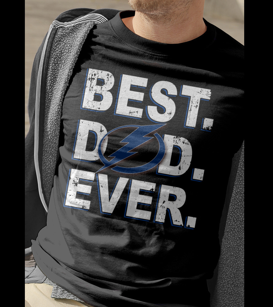 Best Dad Ever Tampa Bay Lightning T-Shirt