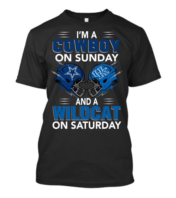 I'm A Cowboy On Sunday And A Wildcat On Saturday T-Shirt