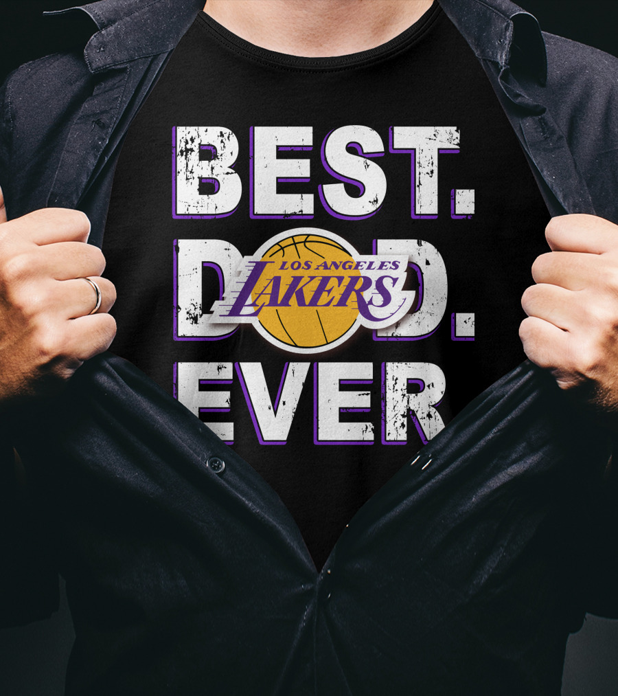 Best Los Angeles Lakers Dad Ever T-Shirt