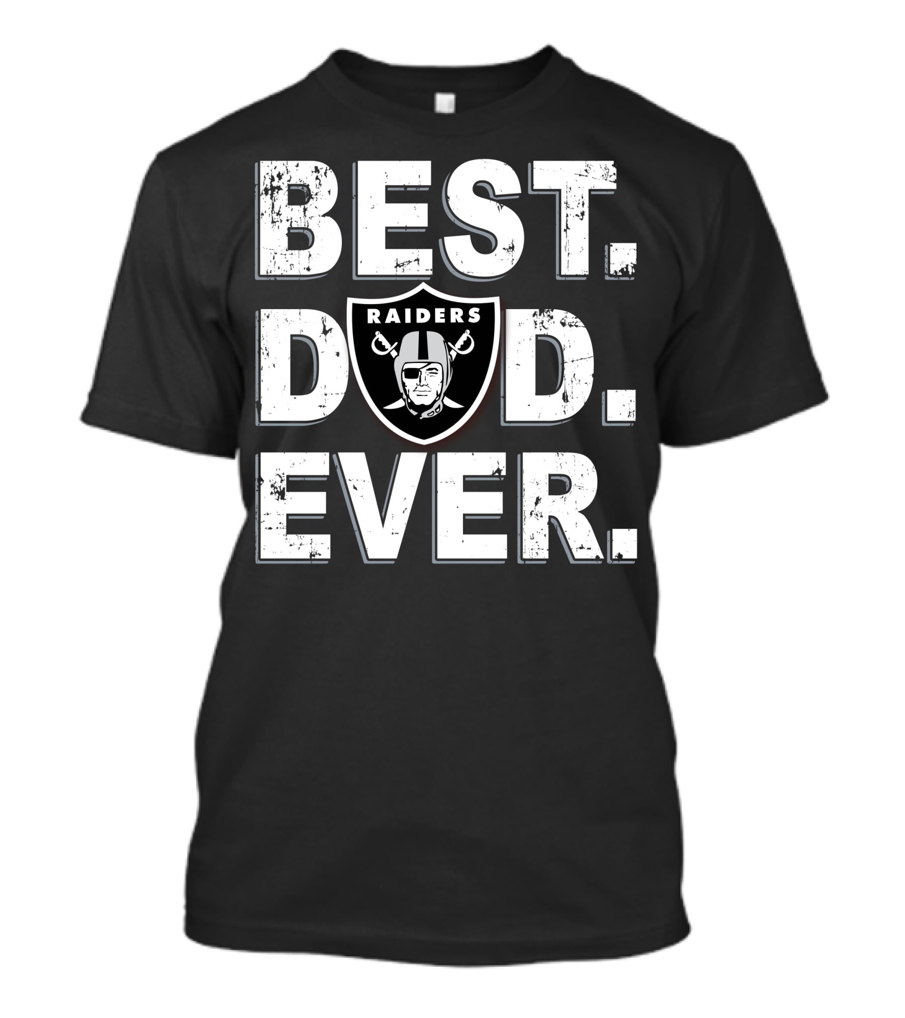 Best Dad Ever Las Vegas Raiders Football Fan T-Shirt