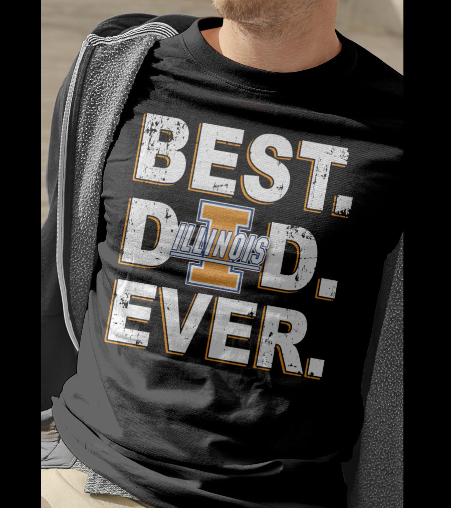 Best Dad Ever Illinois I T-Shirt