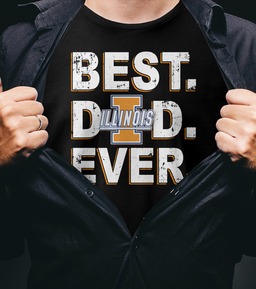 Best Dad Ever Illinois I T-Shirt