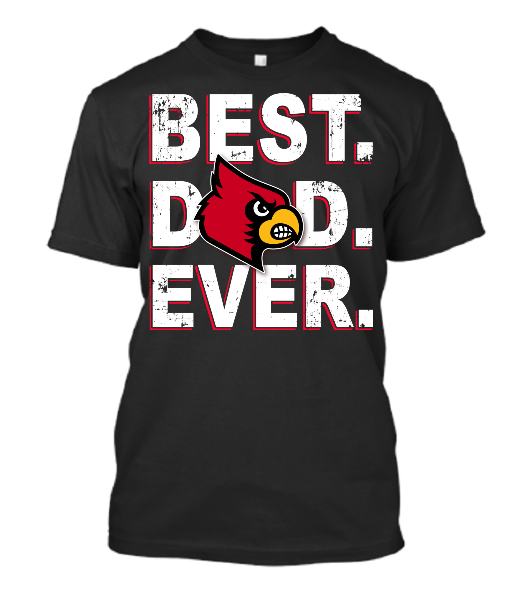 Best Dad Ever Cardinal Bird T-Shirt