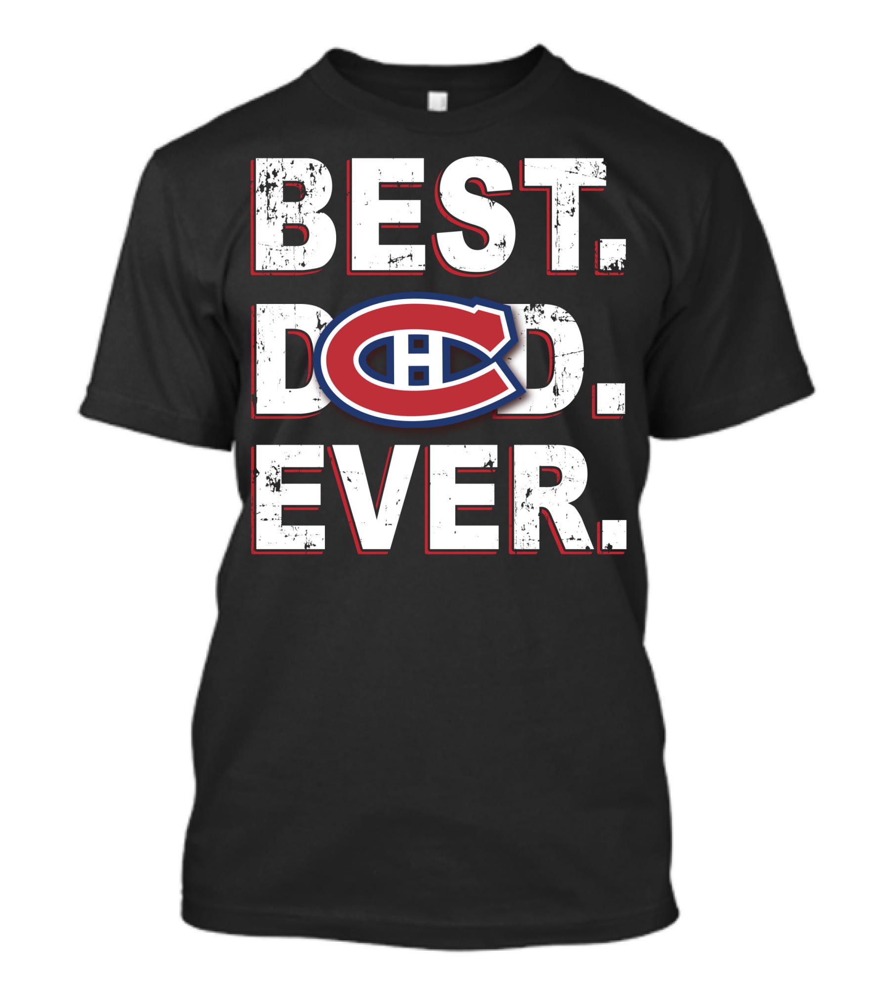 Best Dad Ever Montreal Canadiens T-Shirt