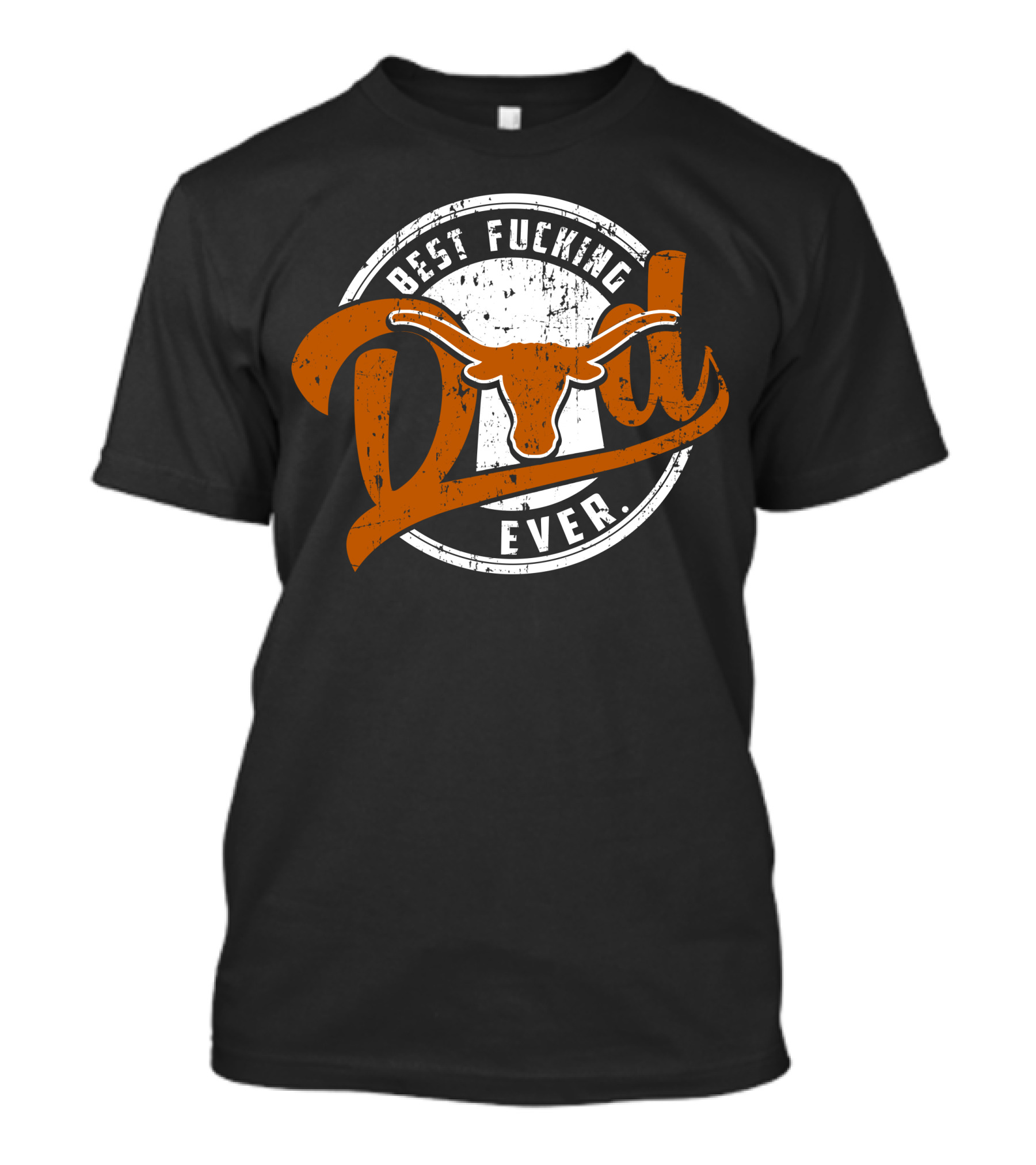 Best Dad Ever Longhorns T-Shirt