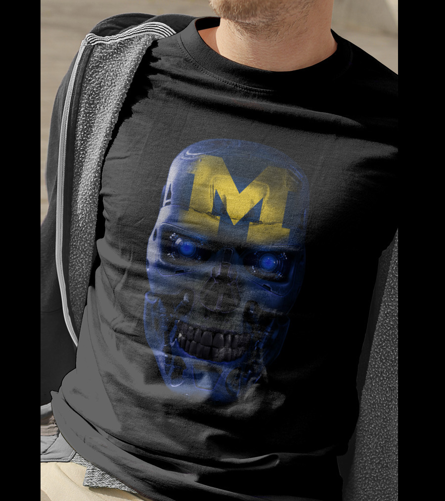 Wolverines Skull M T-Shirt