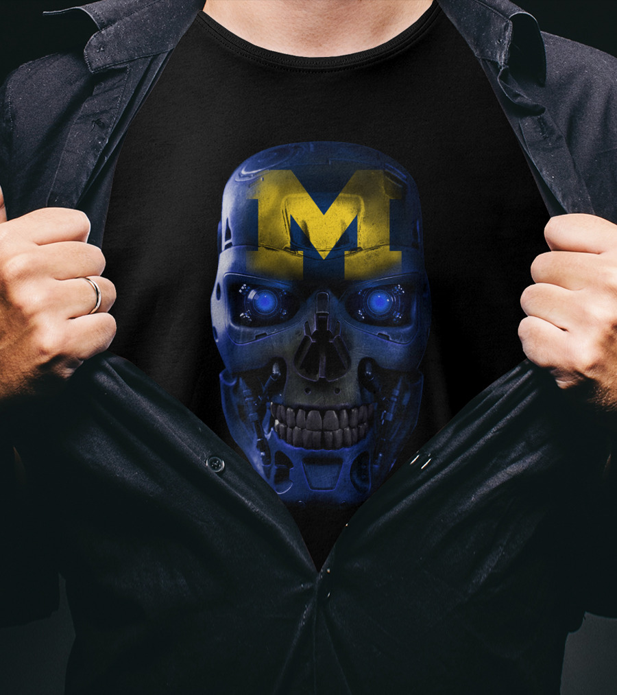 Wolverines Skull M T-Shirt