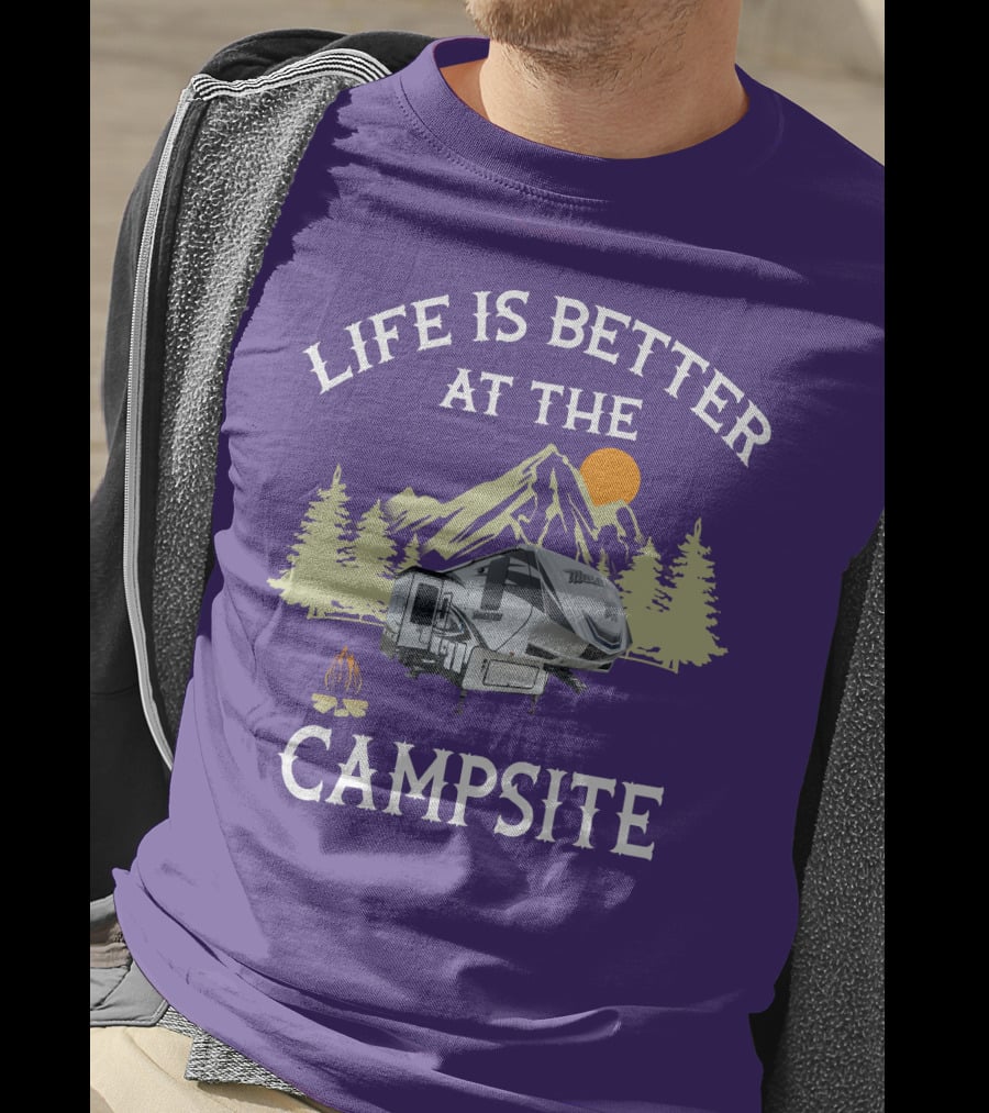 Life Is Better At The Campsite Momentum M Class 348M T-Shirt