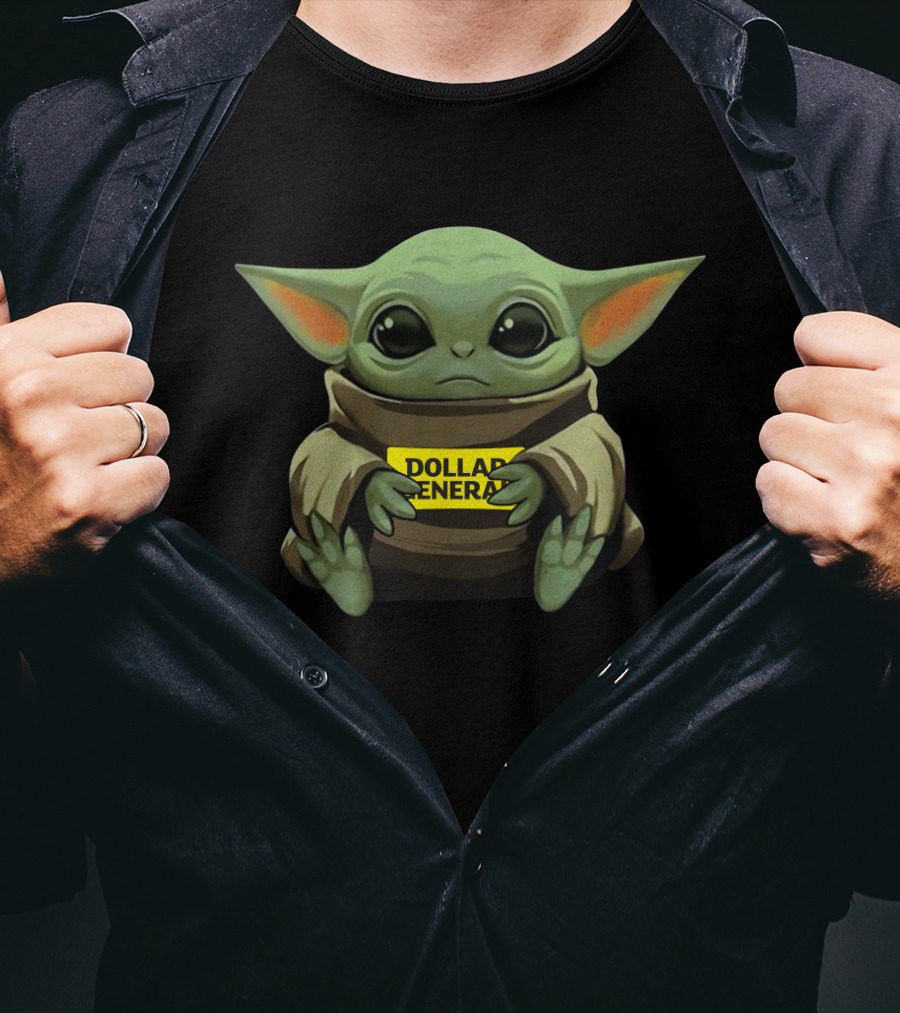 Baby DG Dollar General Parody Grogu Yoda T-Shirt