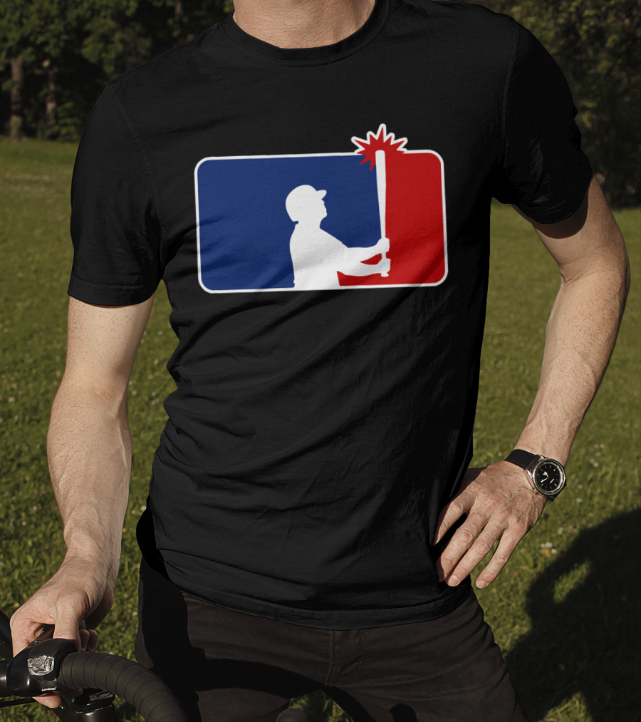 Let Brett Bang MLB Funny Parody Baseball Bat T-Shirt