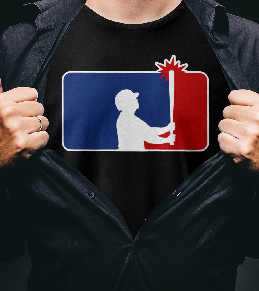 Let Brett Bang MLB Funny Parody Baseball Bat T-Shirt