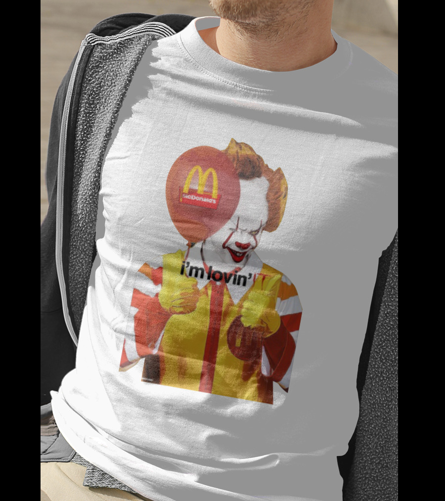 McDonald's I'm Lovin' It Clown Holding Red Balloon T-Shirt