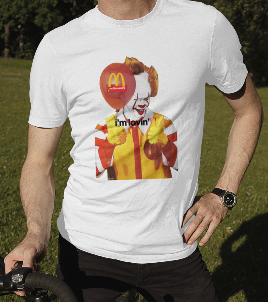 McDonald's I'm Lovin' It Clown Holding Red Balloon T-Shirt