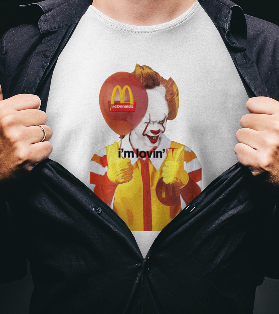 McDonald's I'm Lovin' It Clown Holding Red Balloon T-Shirt