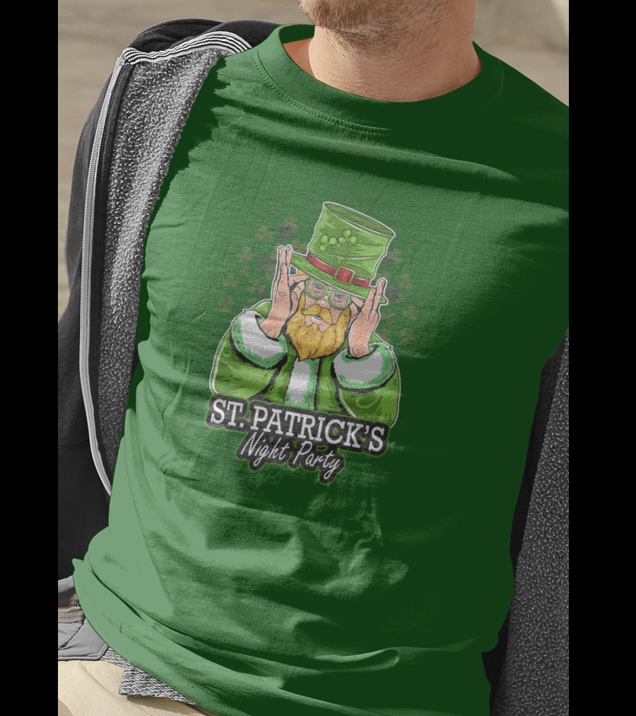 ST. PATRICK'S NIGHT PARTY Irish Leprechaun T-Shirt