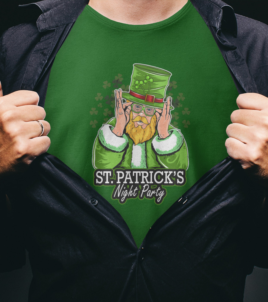 ST. PATRICK'S NIGHT PARTY Irish Leprechaun T-Shirt
