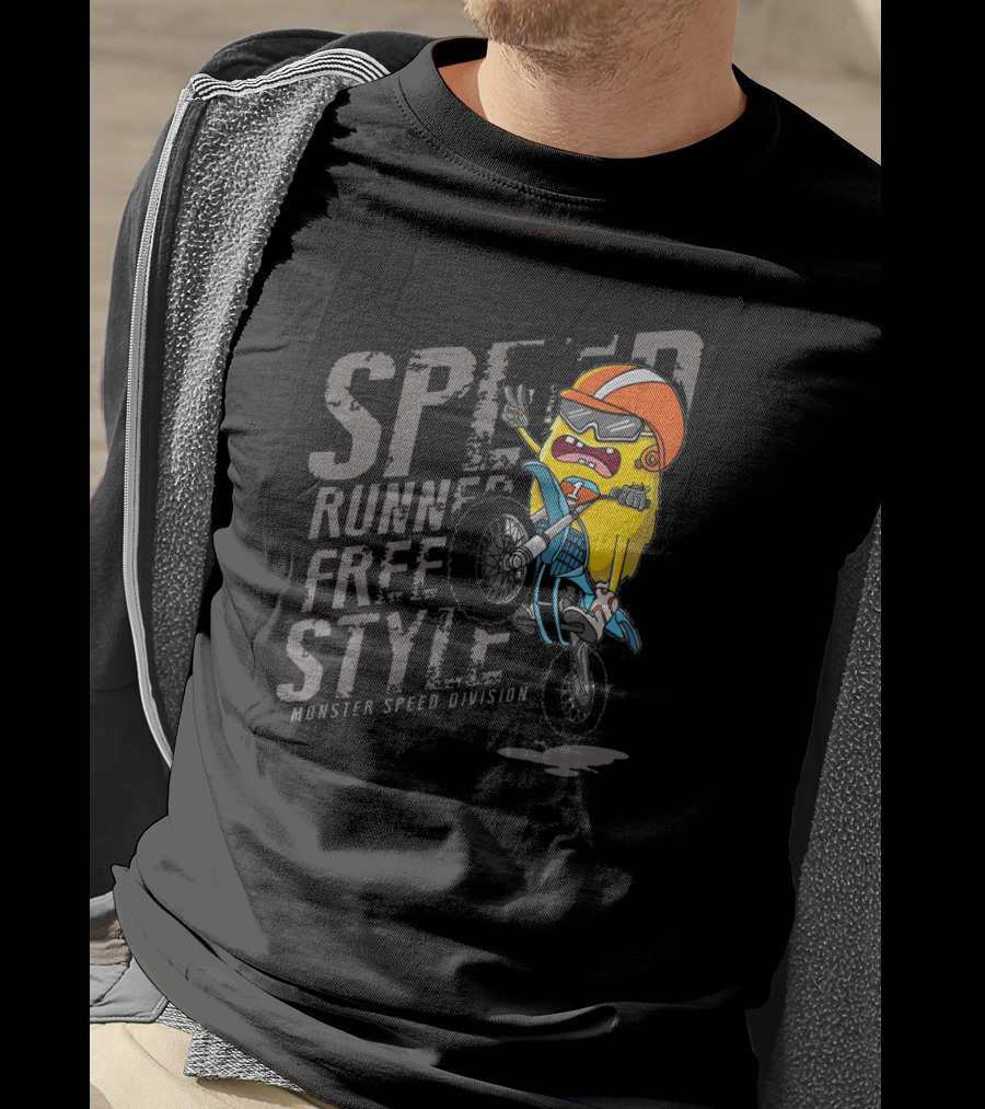 Speed Runner Freestyle Monster Speed Division Yeah T-Shirt