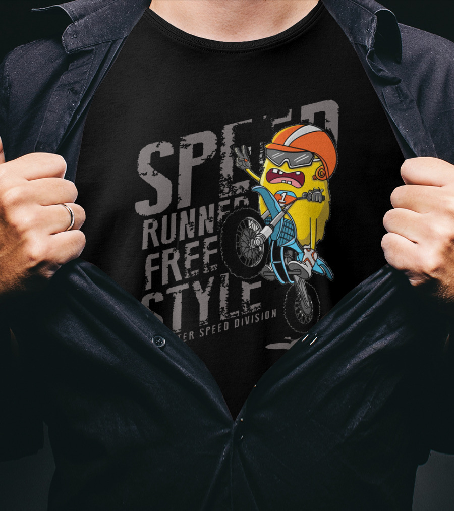 Speed Runner Freestyle Monster Speed Division Yeah T-Shirt