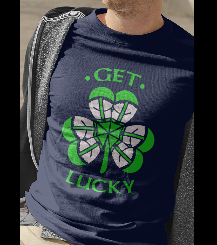 Get Lucky Irish Shamrock Clover St. Patrick's Day T-Shirt