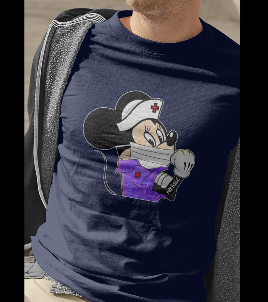 Minnie Nurse Strong Healthcare Worker T-Shirt