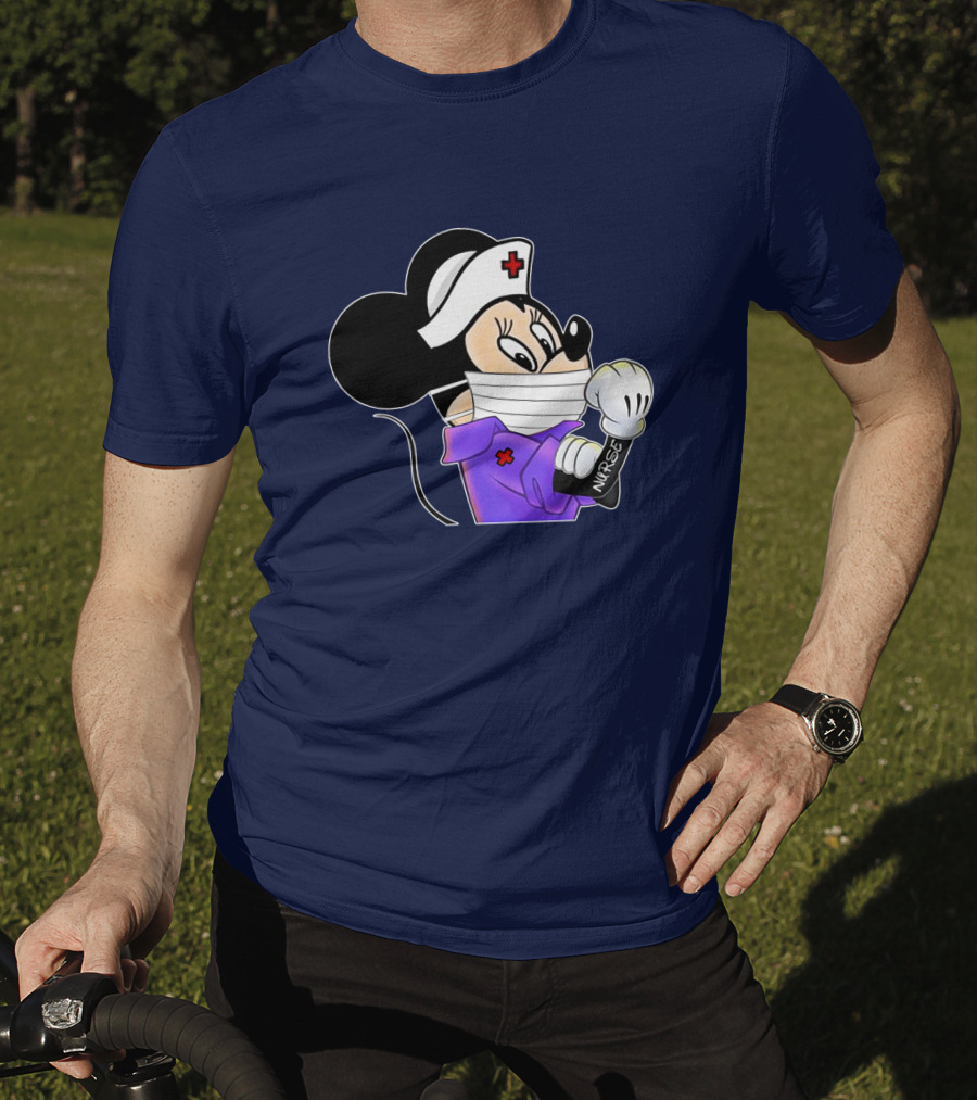 Minnie Nurse Strong Healthcare Worker T-Shirt