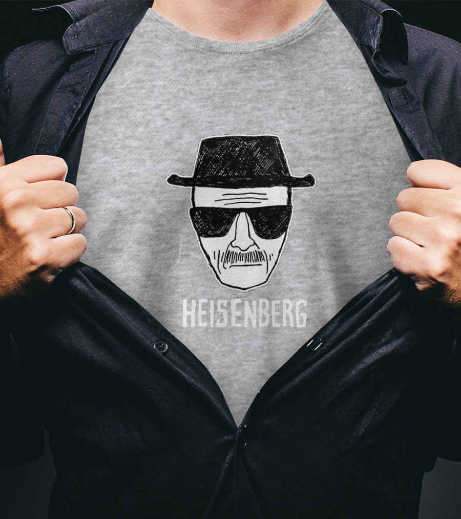 Heisenberg Hat Sunglasses Mask Face T-Shirt