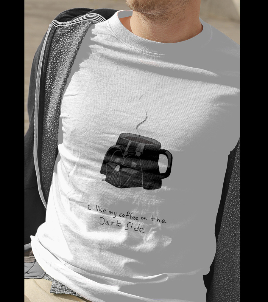 I Like My Coffee On The Dark Side Darth Vader Mug T-Shirt