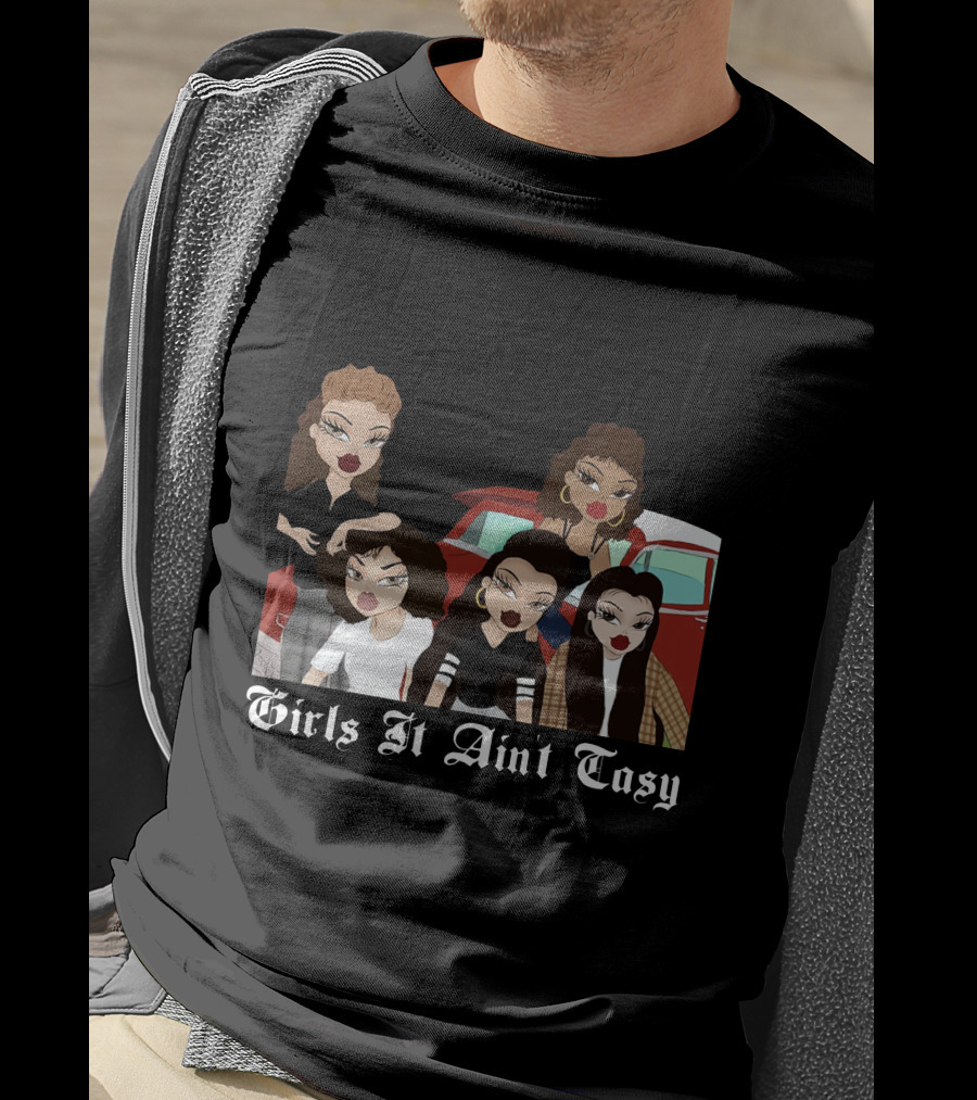 Mi Vida Loca Girls It Ain't Easy Five Women By Car T-Shirt