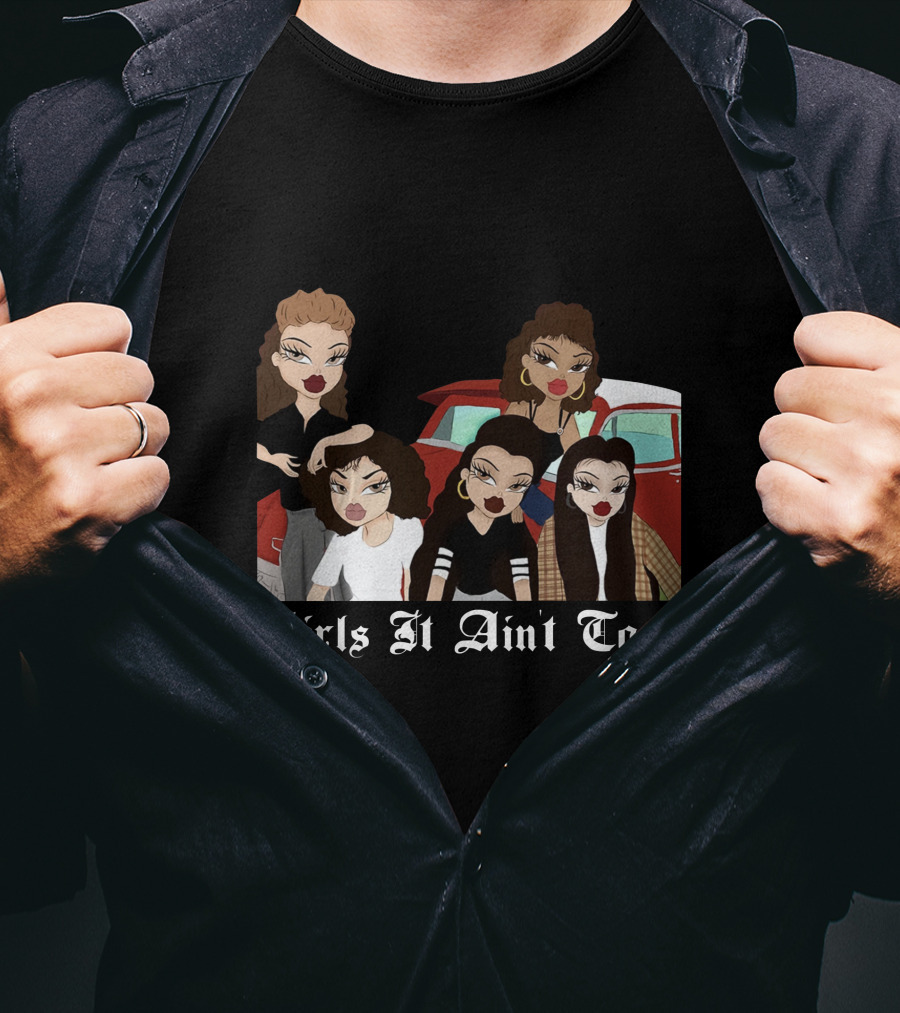 Mi Vida Loca Girls It Ain't Easy Five Women By Car T-Shirt