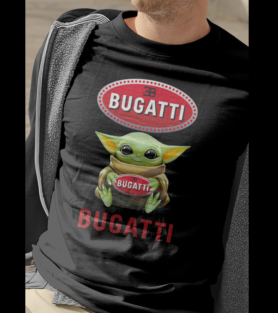 Bugatti Baby Yoda Hugging T-Shirt