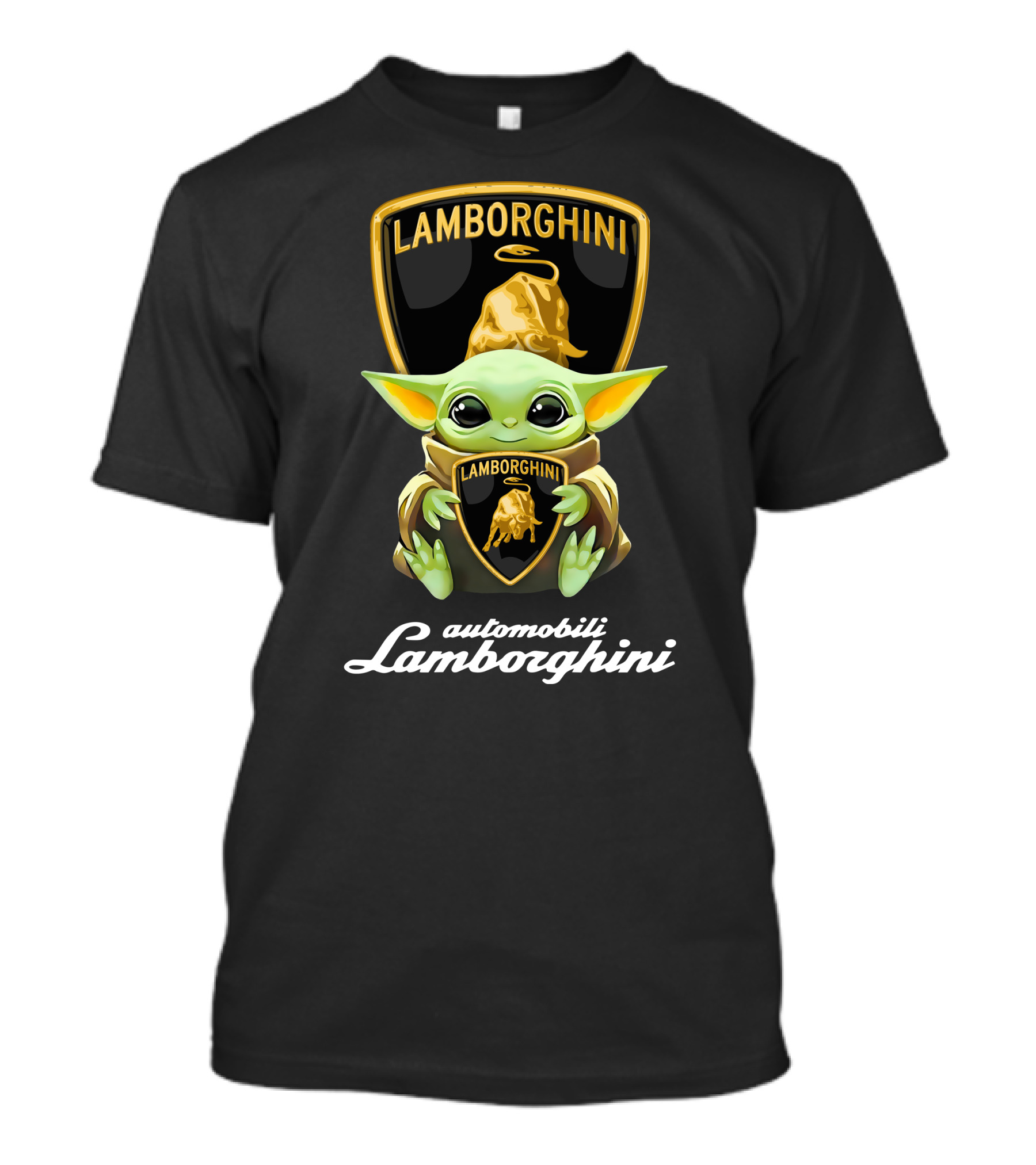Baby Yoda Lamborghini Automobili Hug T-Shirt
