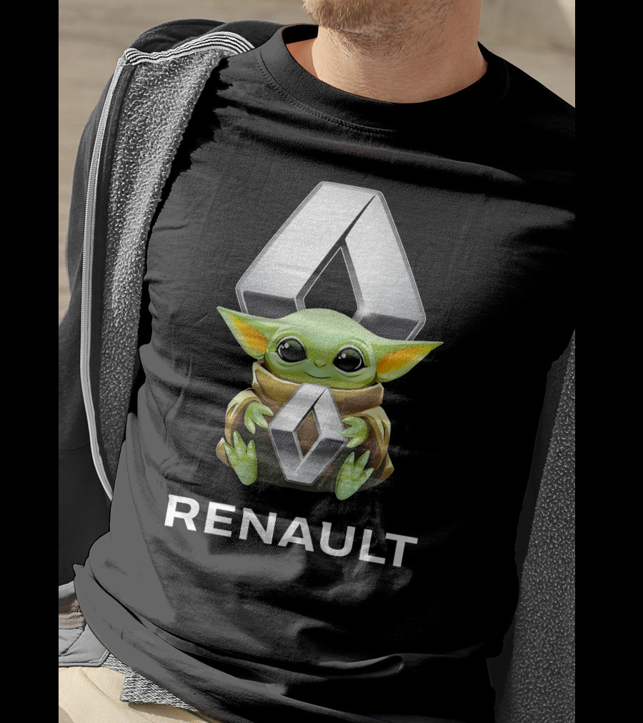 Baby Yoda Hugging Renault T-Shirt