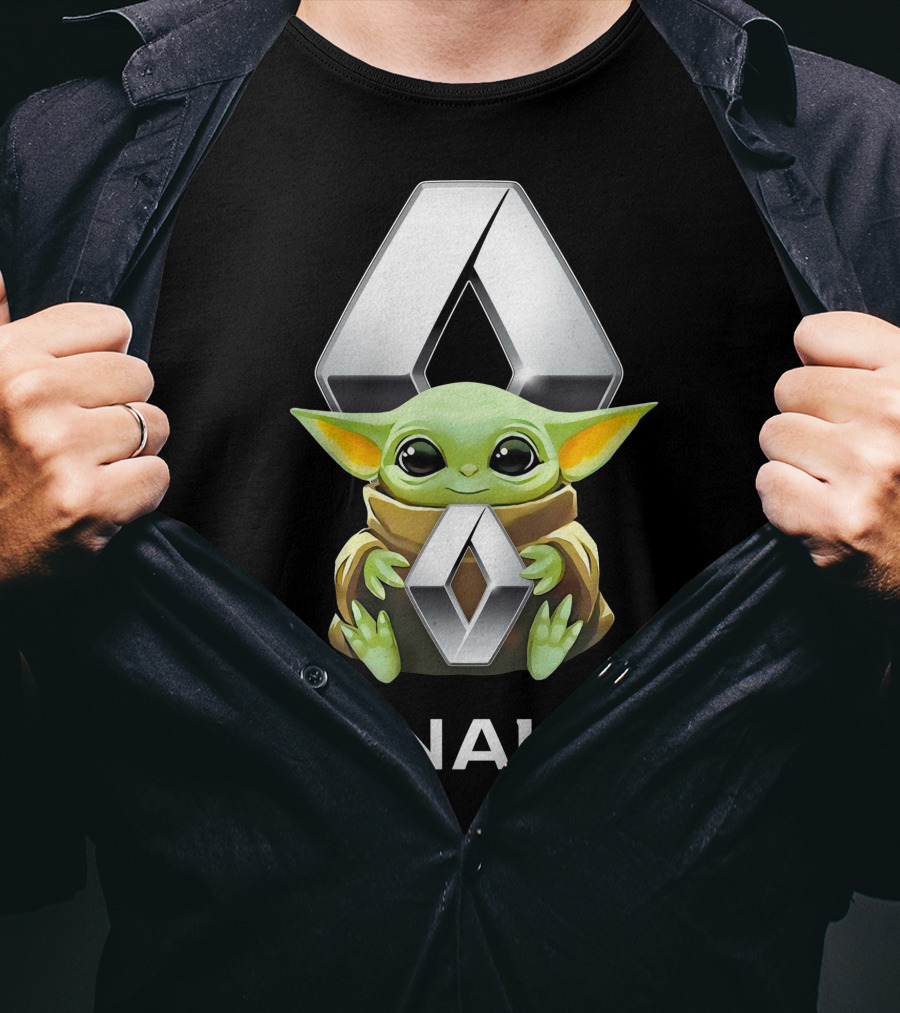Baby Yoda Hugging Renault T-Shirt
