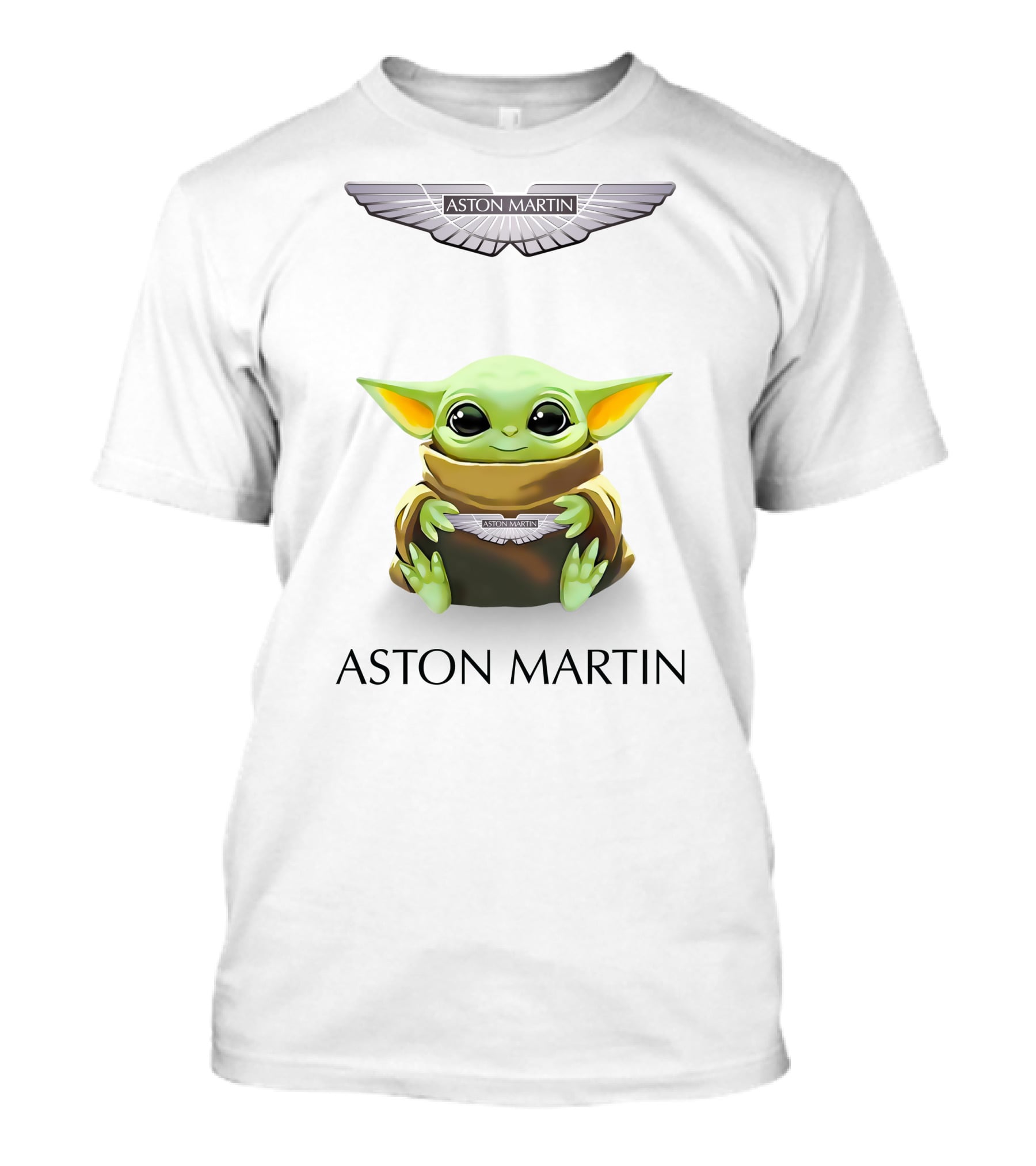 Aston Martin Baby Yoda Hugging T-Shirt