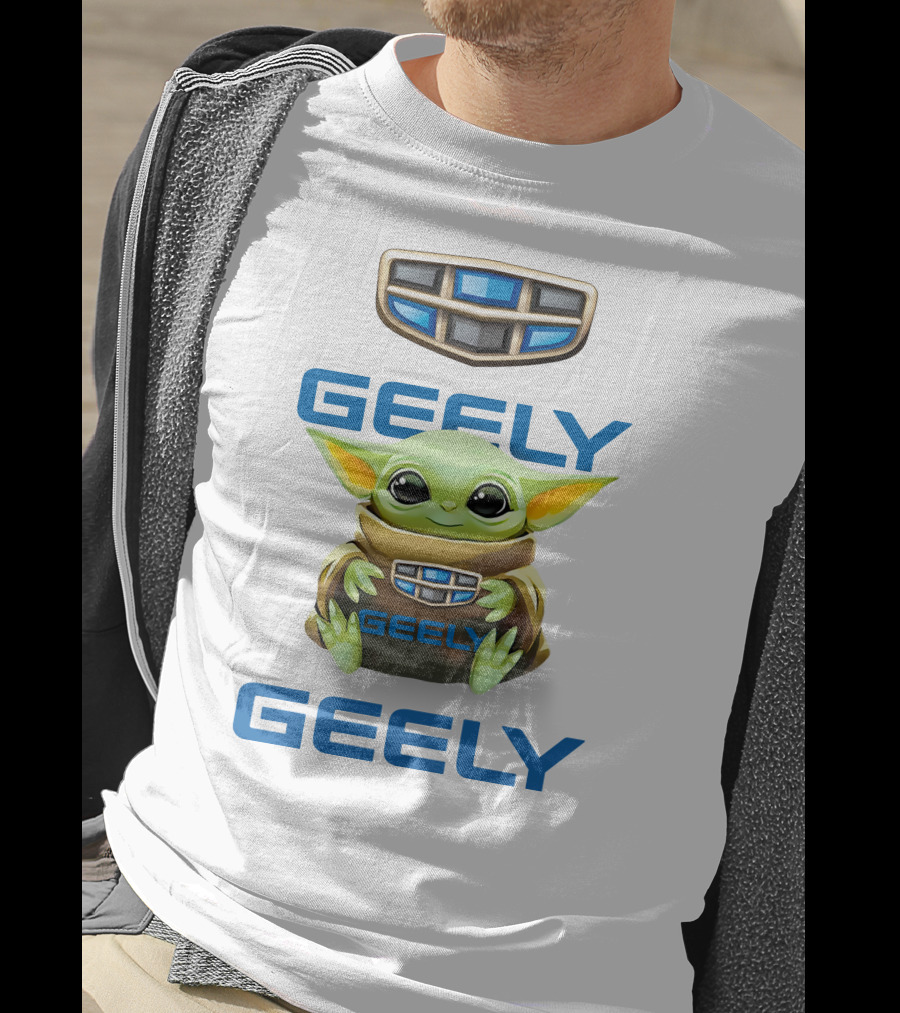 Geely Baby Yoda Hug With Geely T-Shirt