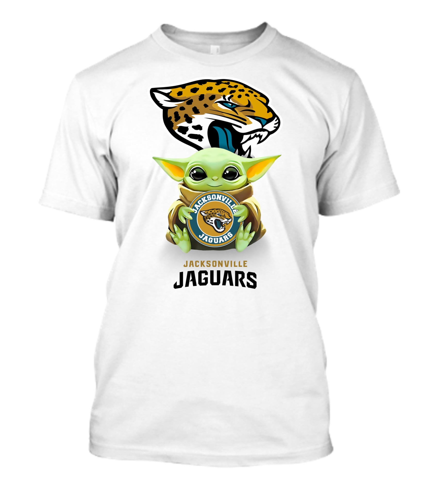 Baby Yoda Jacksonville Jaguars Nfl Team Spirit Fan T-Shirt