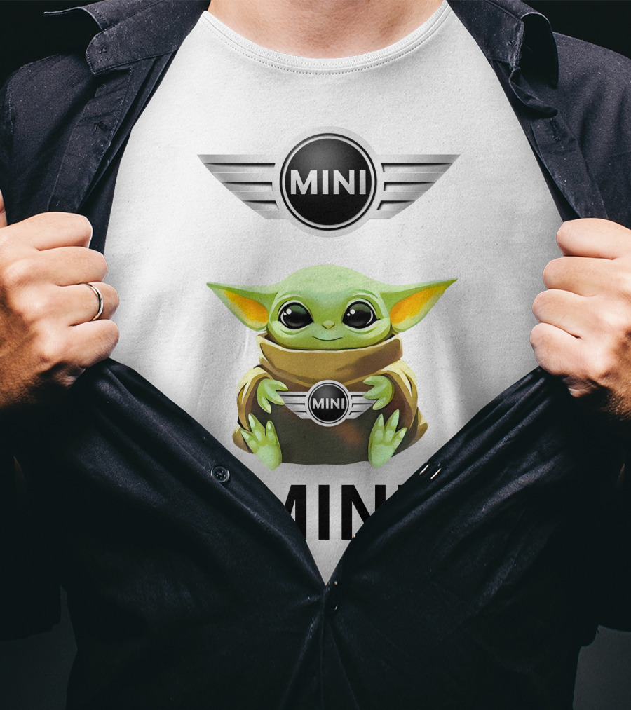 Mini Baby Yoda Hug T-Shirt
