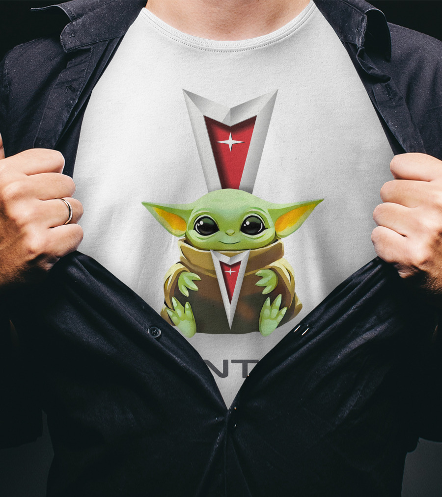 Baby Yoda Hugging Pontiac T-Shirt