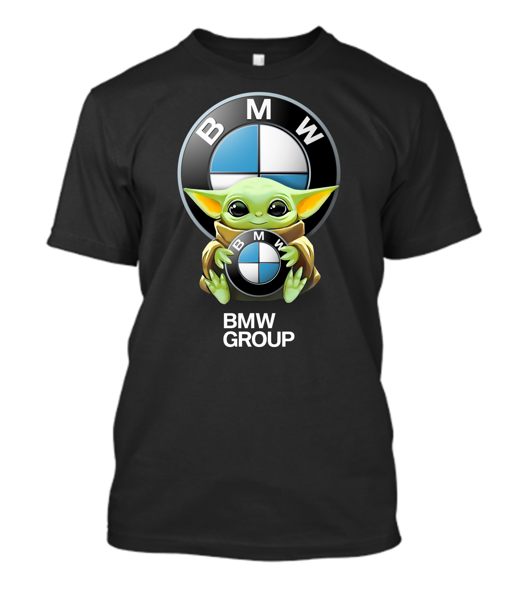 BMW Group Star Wars Baby Yoda Hug BMW T-Shirt
