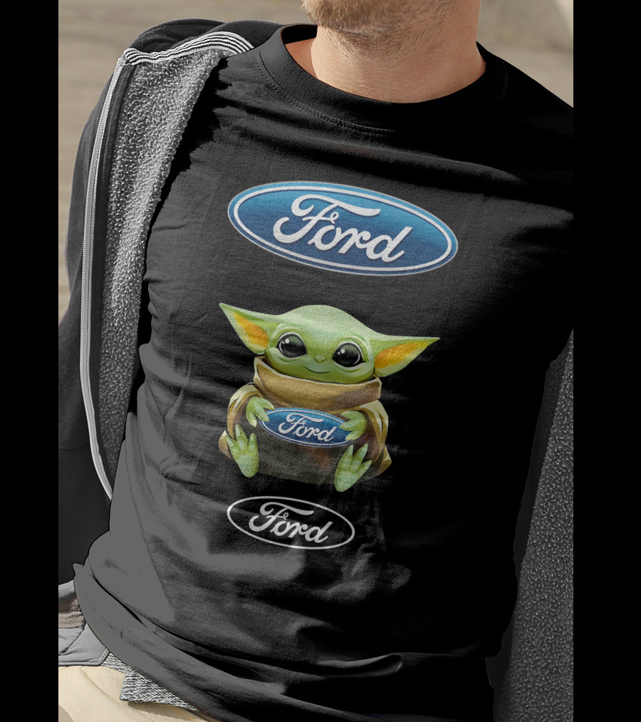 Star Wars Baby Yoda Holding Ford T-Shirt