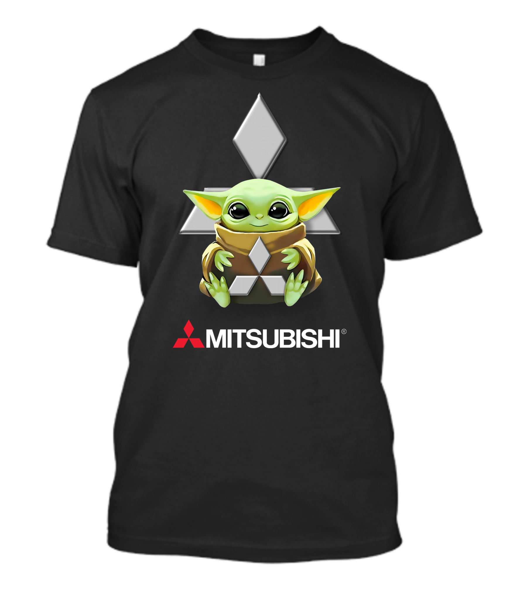 Star Wars The Child Hugging Mitsubishi T-Shirt