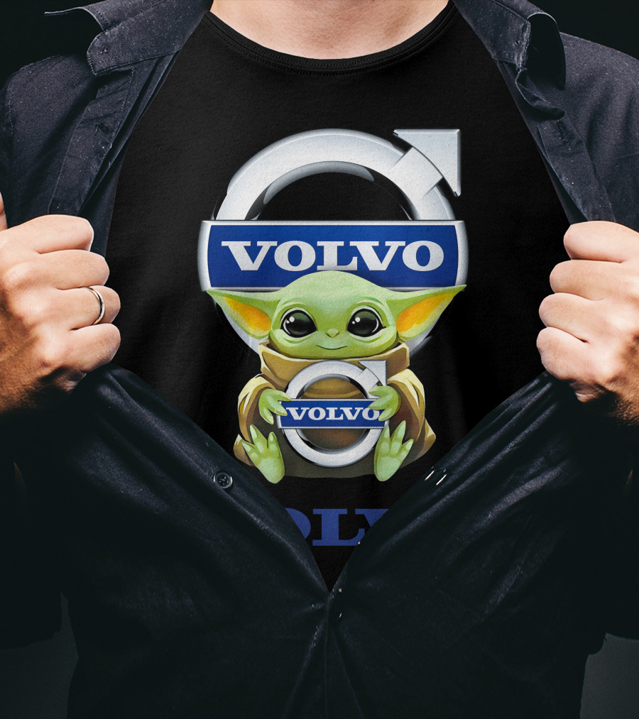 Star Wars Baby Yoda With Volvo T-Shirt