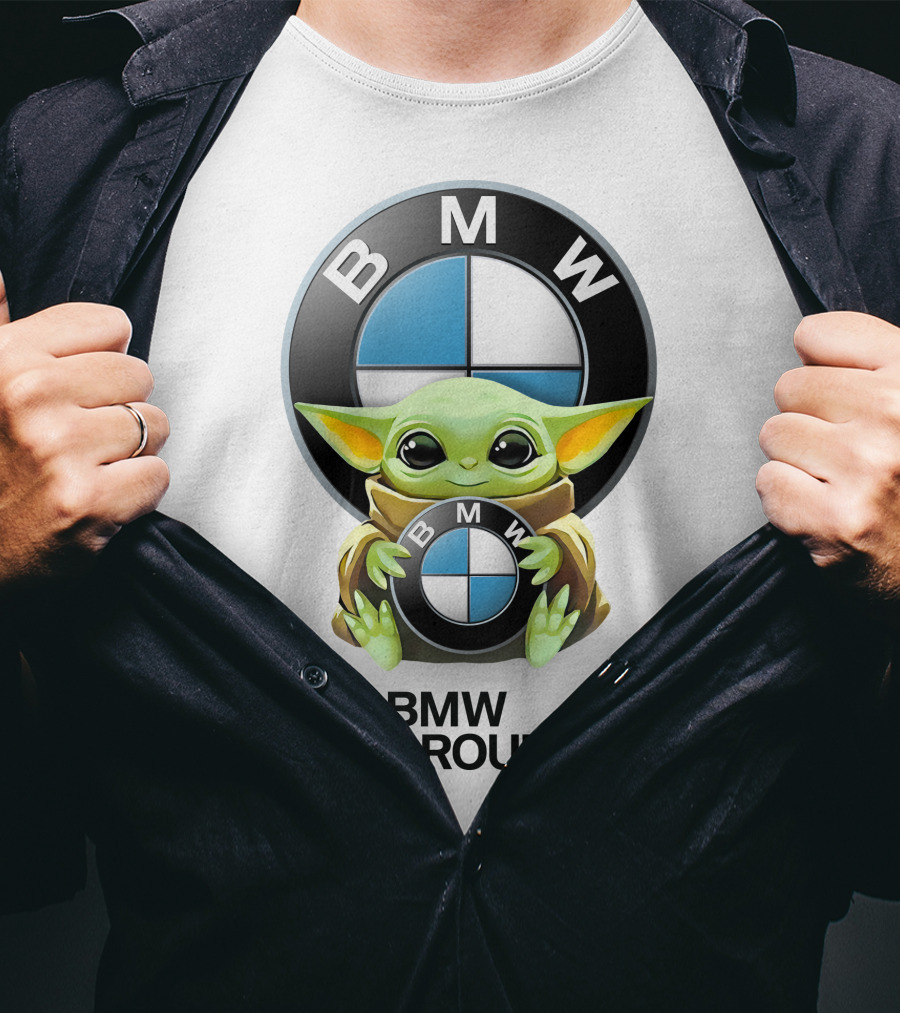 Baby Yoda Hug BMW Group T-Shirt