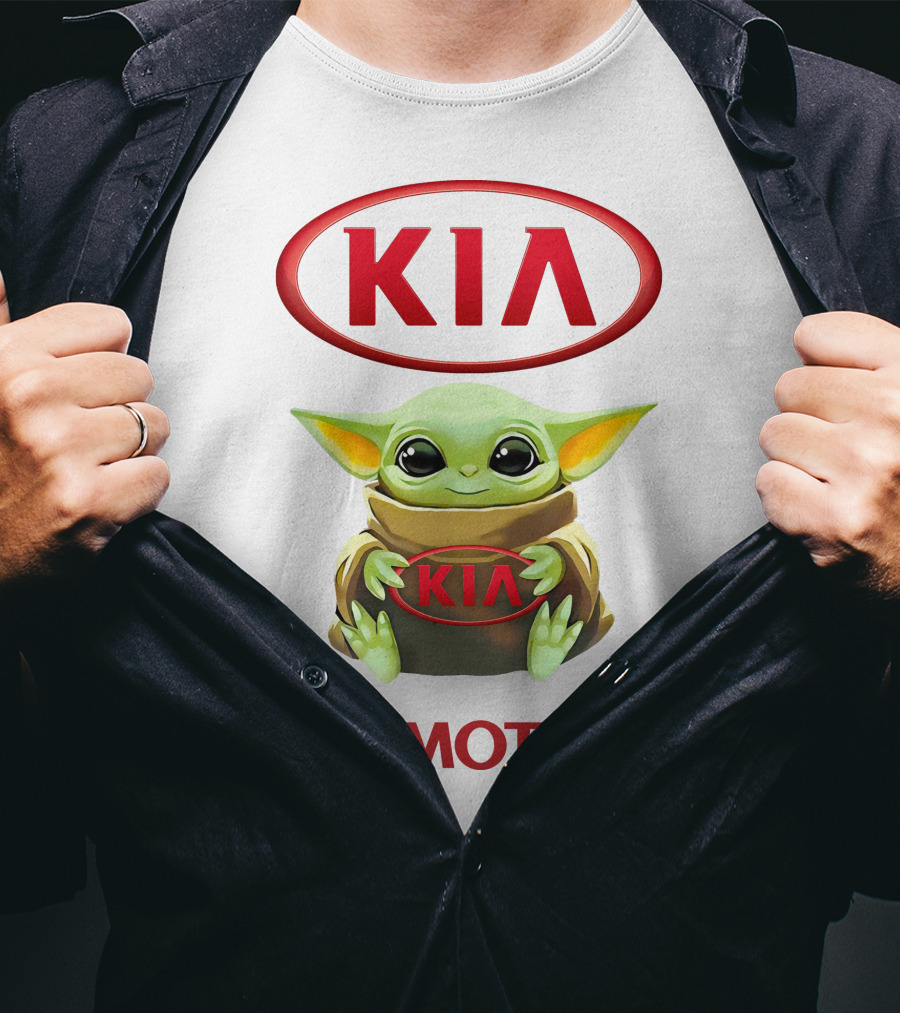 Kia Motors Baby Yoda Hug Kia T-Shirt