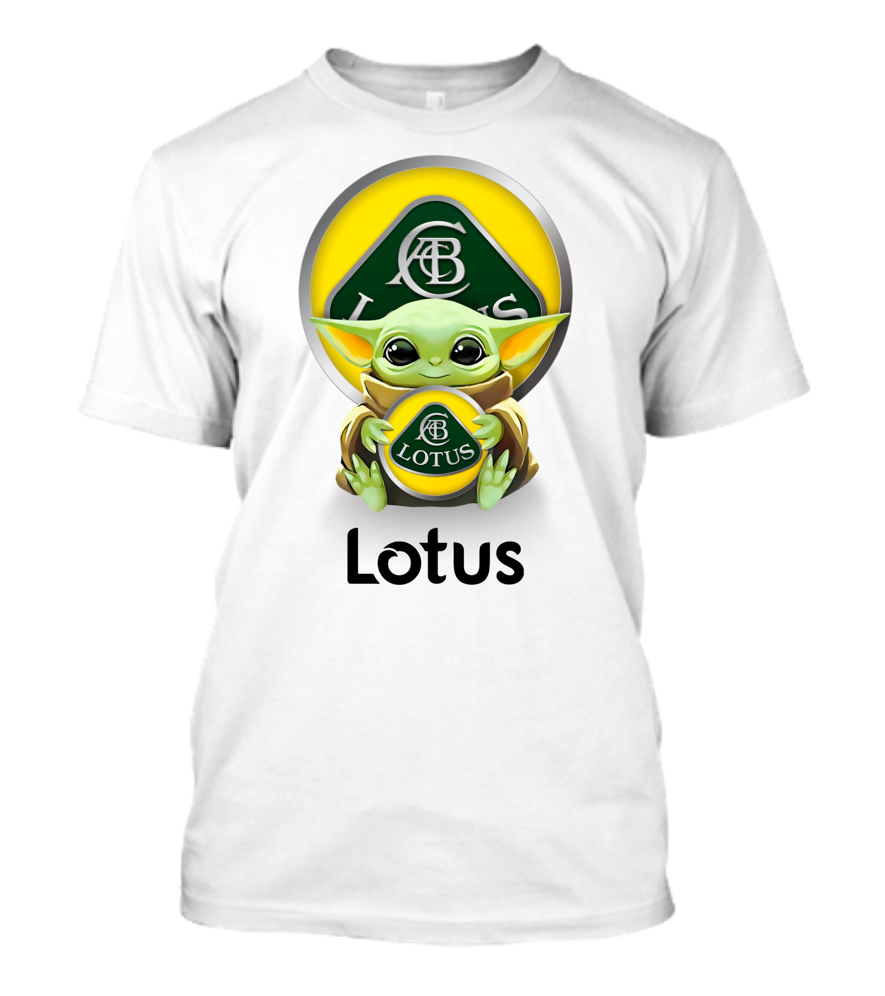 Lotus Baby Yoda Hugging Abc T-Shirt