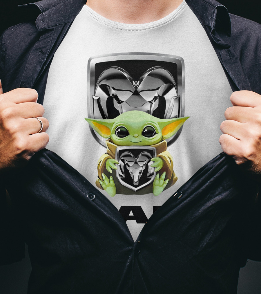 Star Wars Baby Yoda Hugging Ram T-Shirt