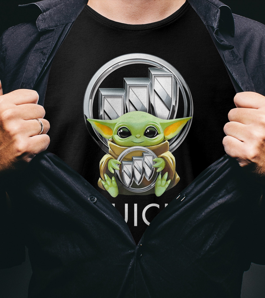 Grogu Holding Buick T-Shirt