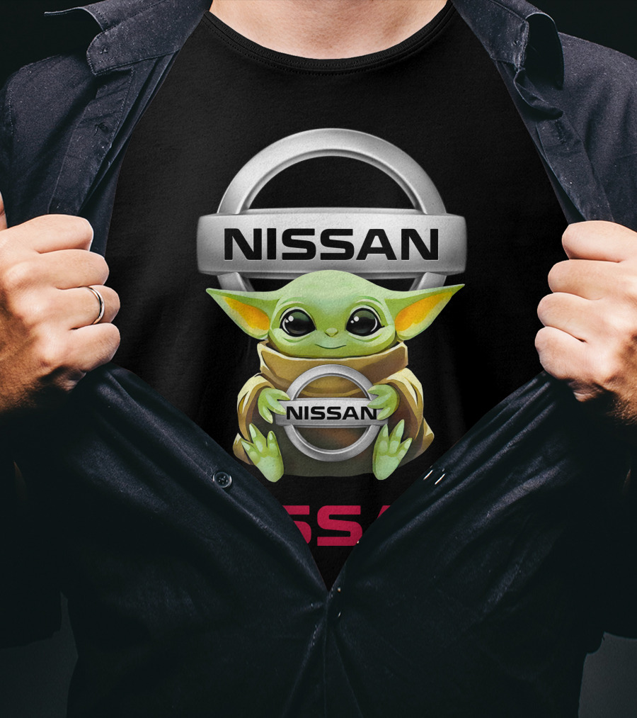 Grogu Hugging Nissan T-Shirt